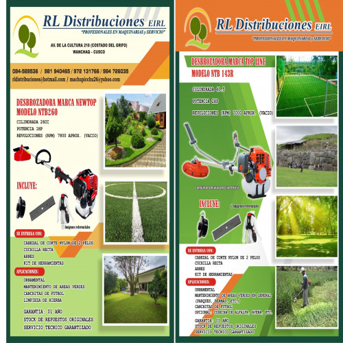 IzzyWork - Desbrozadora/Cortacesped Top Line Ntb143 2hp